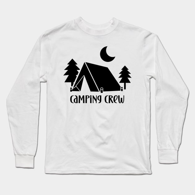 Camping Long Sleeve T-Shirt by Xtian Dela ✅